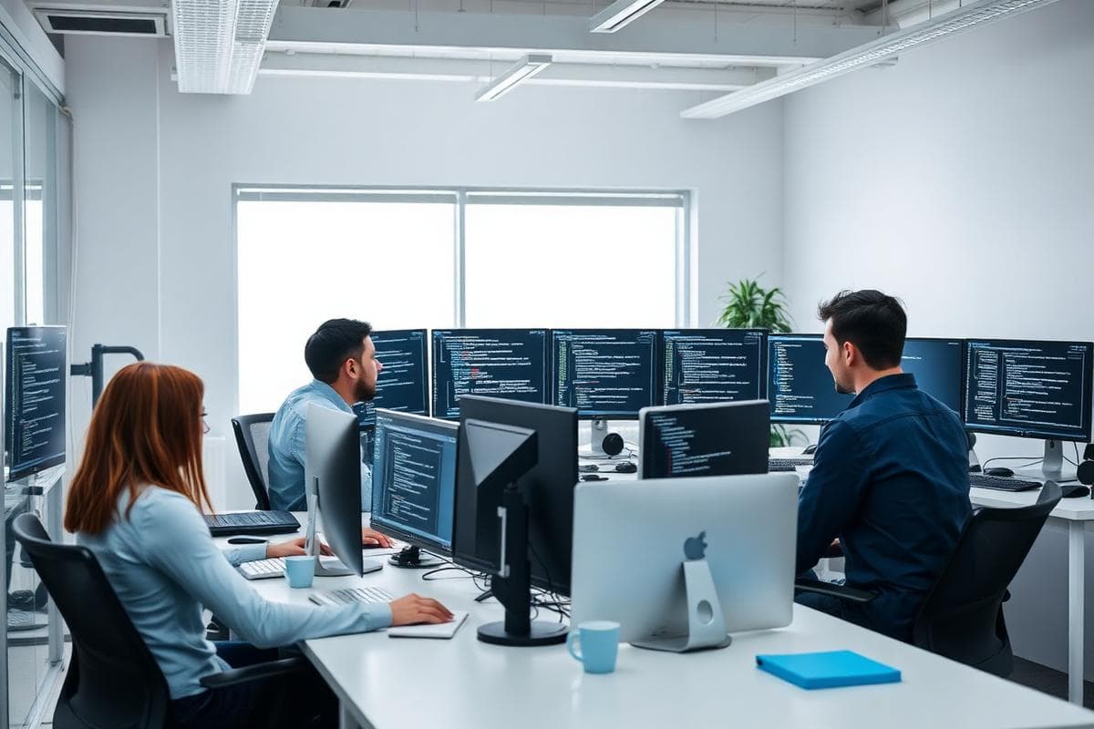 Unser Team bei der Arbeit